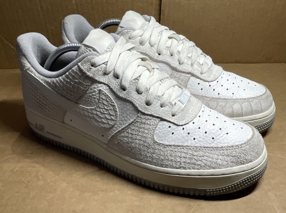 Nike Air Force 1 Low Off White Python Pattern Womens Size 11.5 Fast Shipping